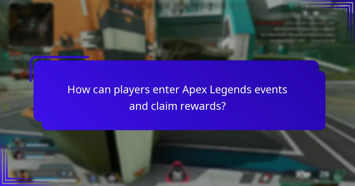What rewards are available during Apex Legends events?