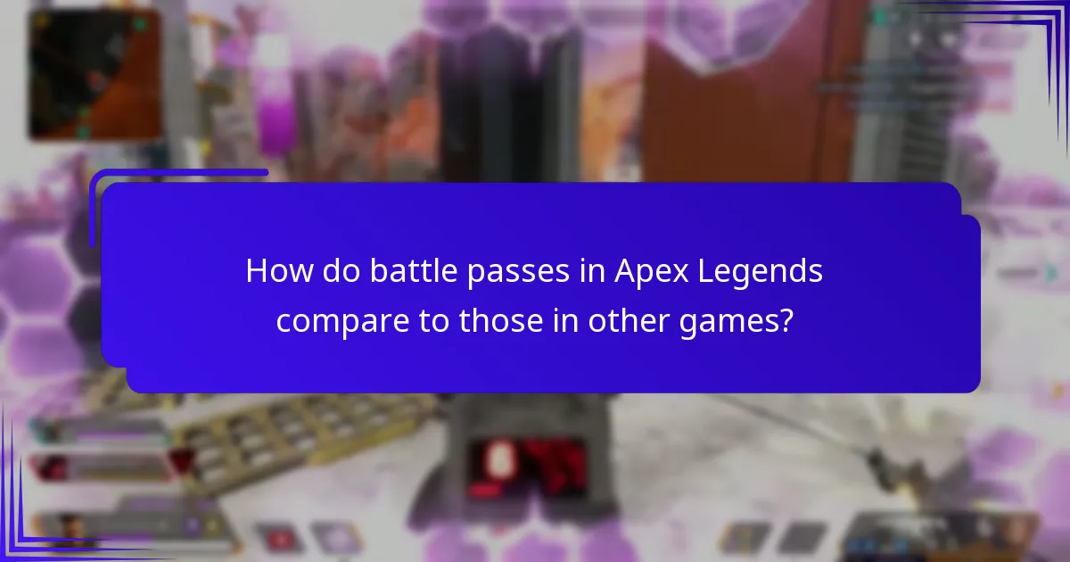 What do experts say about battle passes in Apex Legends?